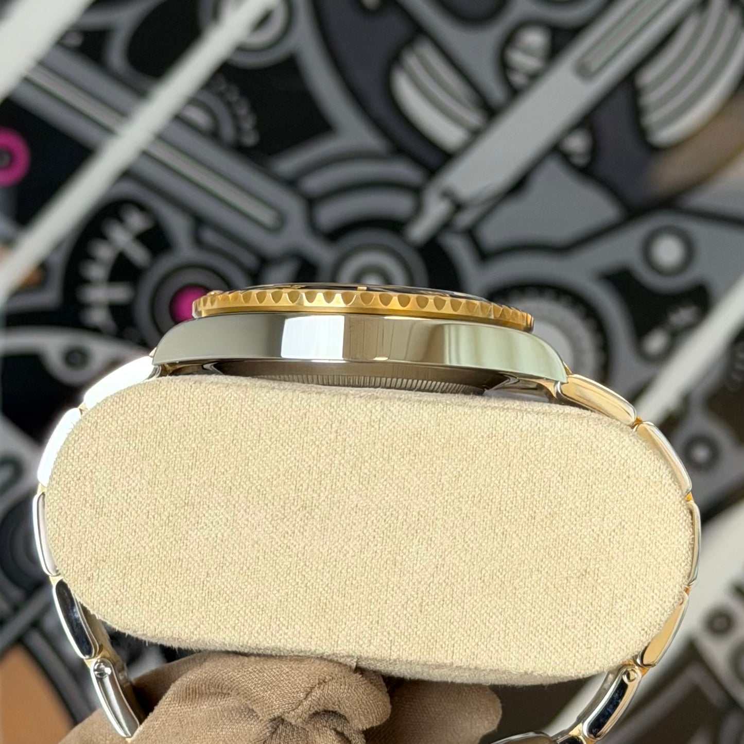 Rolex Submariner Two Tone Black 126613LN