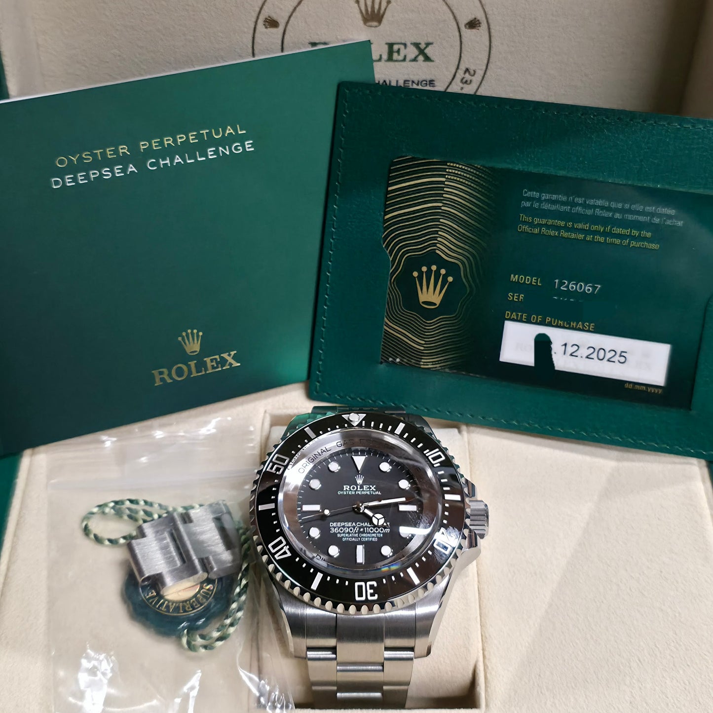 NEW Rolex DeepSea Challenge Titanium 126067