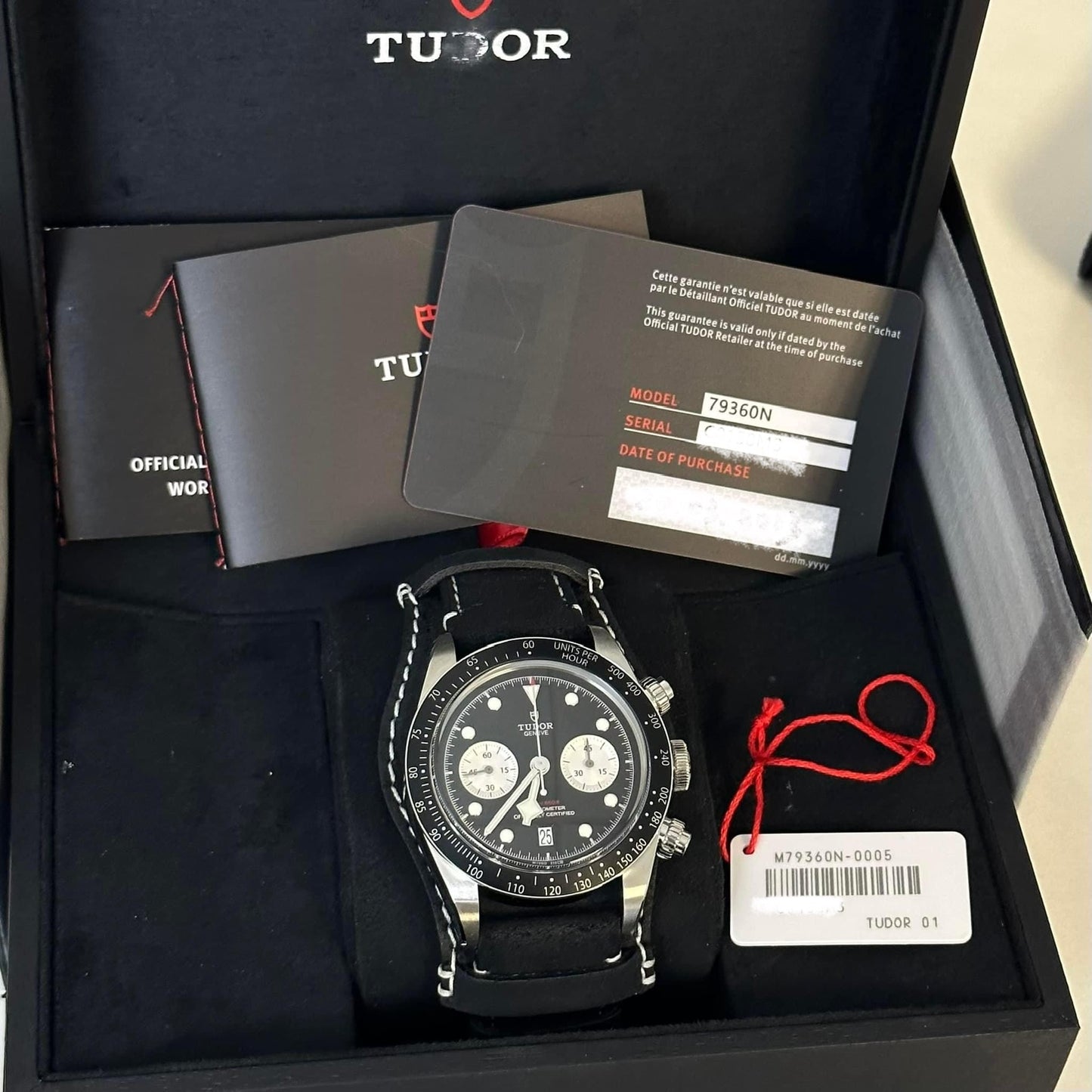 NEW Tudor Chrono Reverse Panda Strap