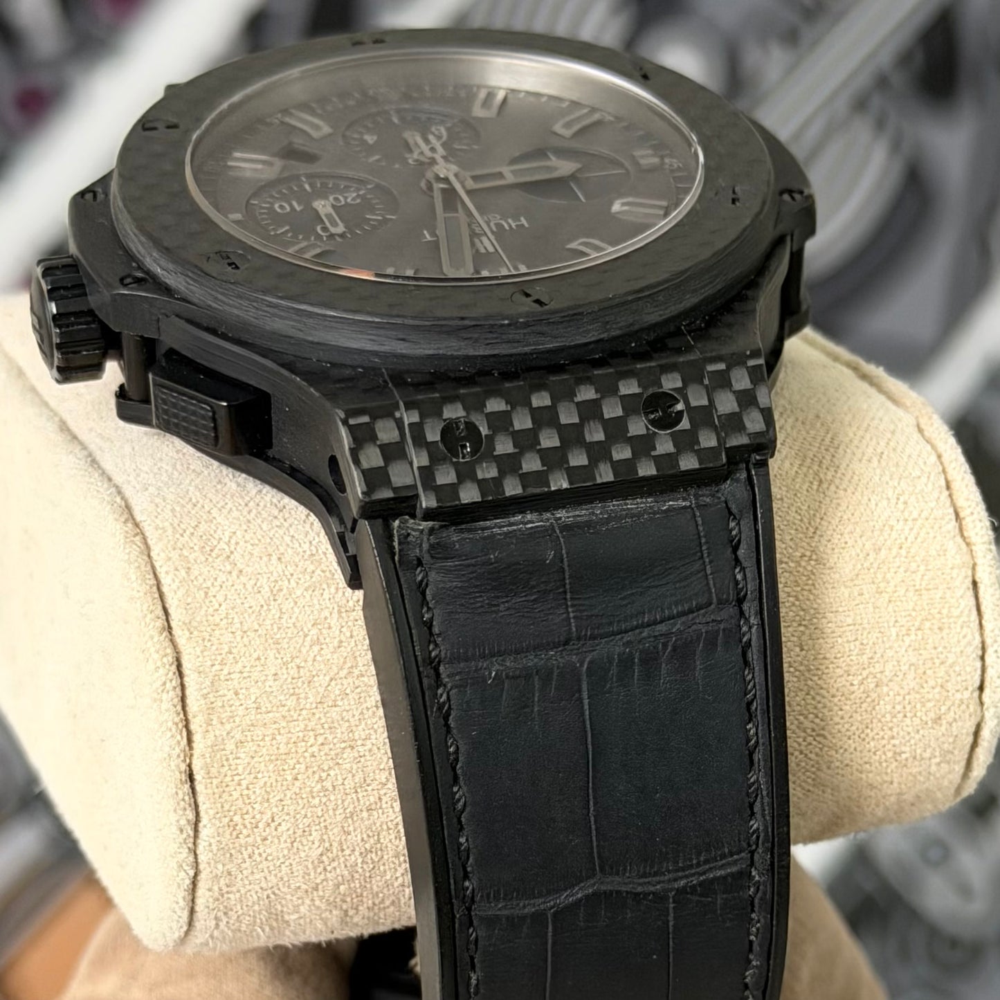 Hublot Big Bang Carbon Black Dial 301.QX.1740.GR