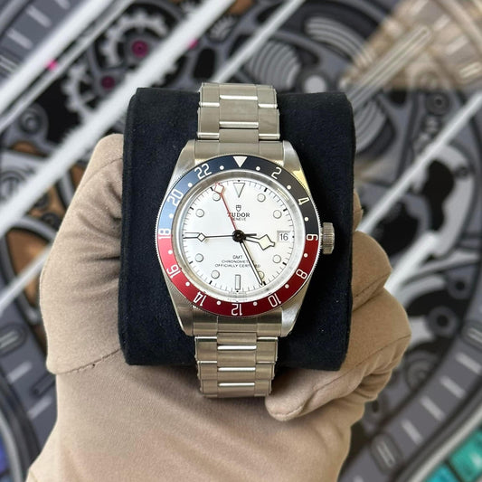 NEW Tudor Black Bay Pepsi White Dial 79830RB