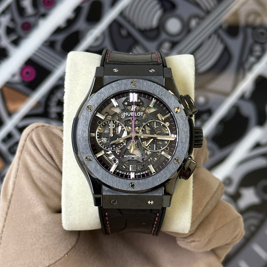 Hublot Classic Fusion Aero Womanity Black Skeleton 525.CM.0179.LR.WTY14