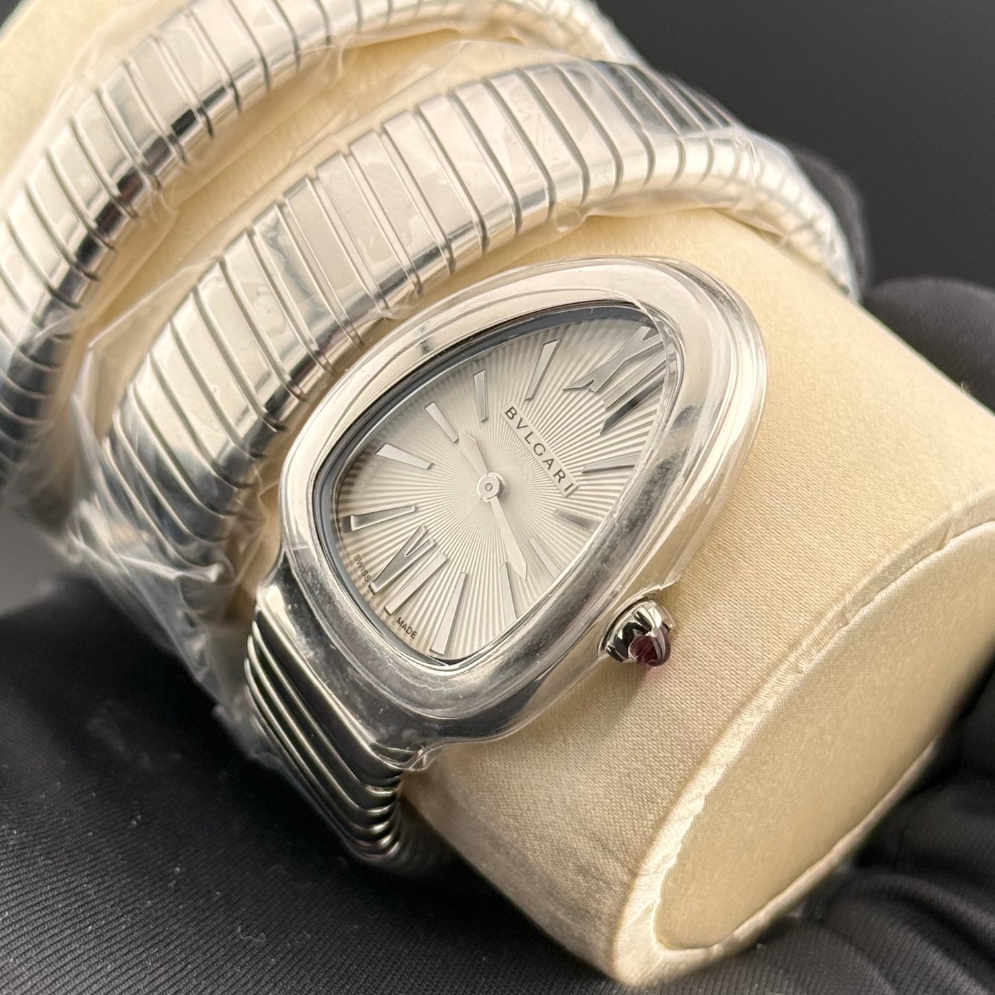 NEW Bulgari Serpenti Tubogas White 101911