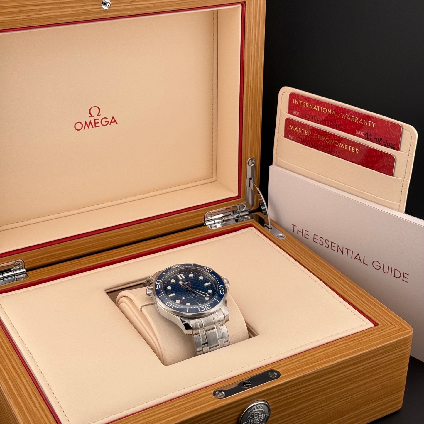 NEW Omega Seamaster Diver 300m Blue 210.30.42.20.03.001