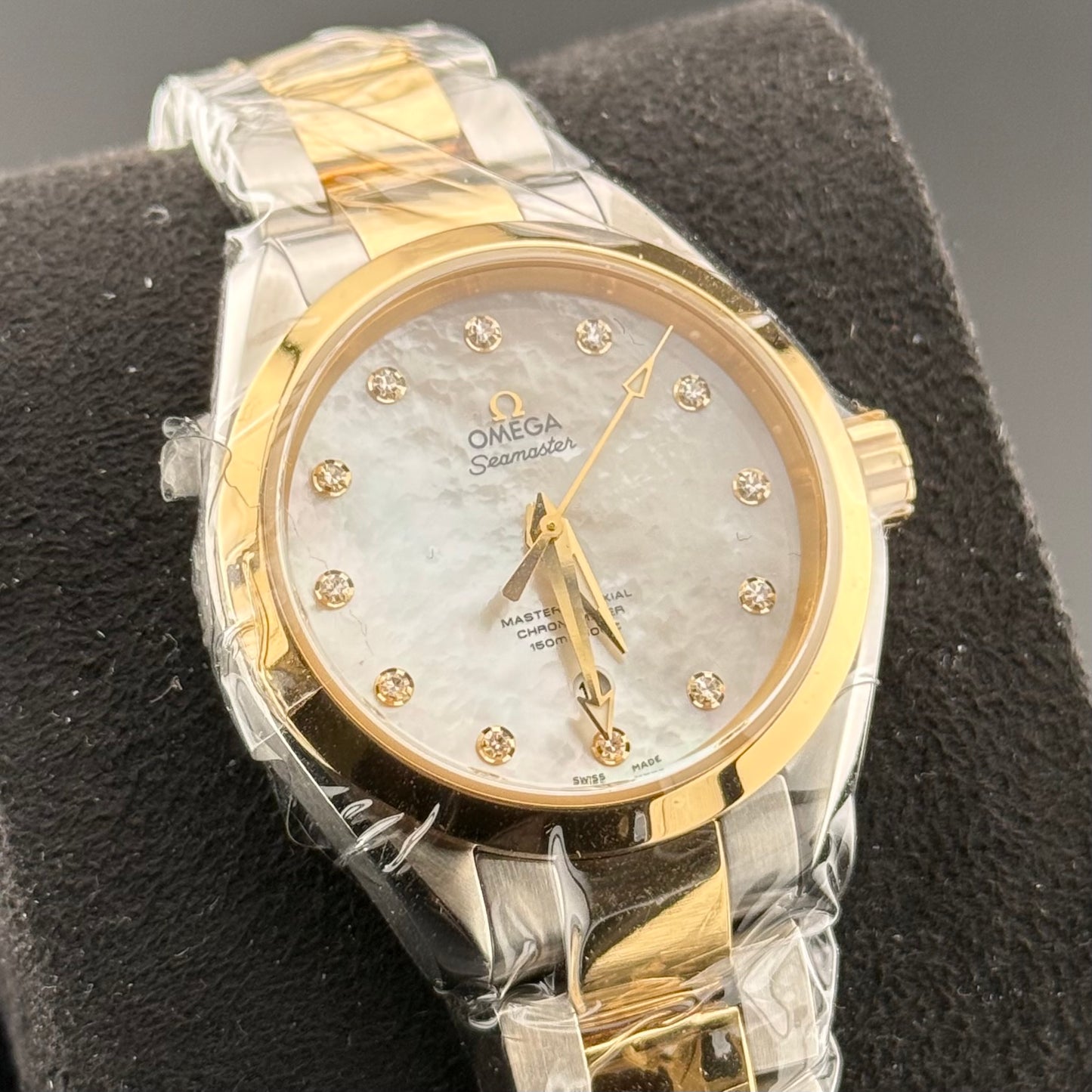NEW Omega Seamaster Aqua Terra S&G Mother of Pearl 34mm 231.20.34.20.55.002