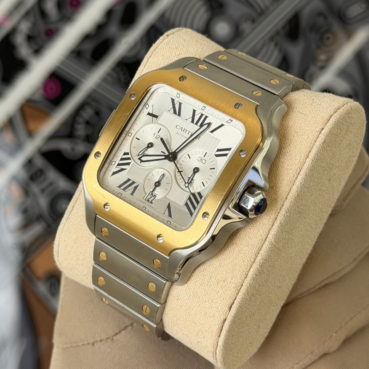 Cartier Santos XL 18k Gold W2SA0008