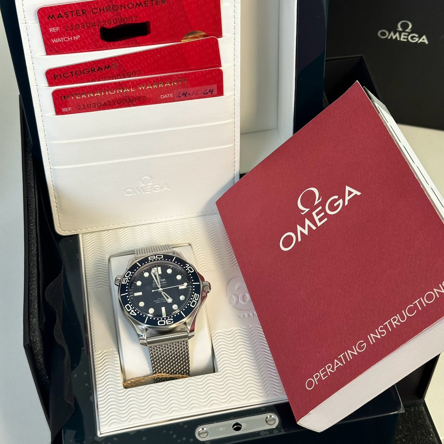 NEW Omega Seamaster 007 James Bond Anniversary Edition 210.30.42.20.03.002