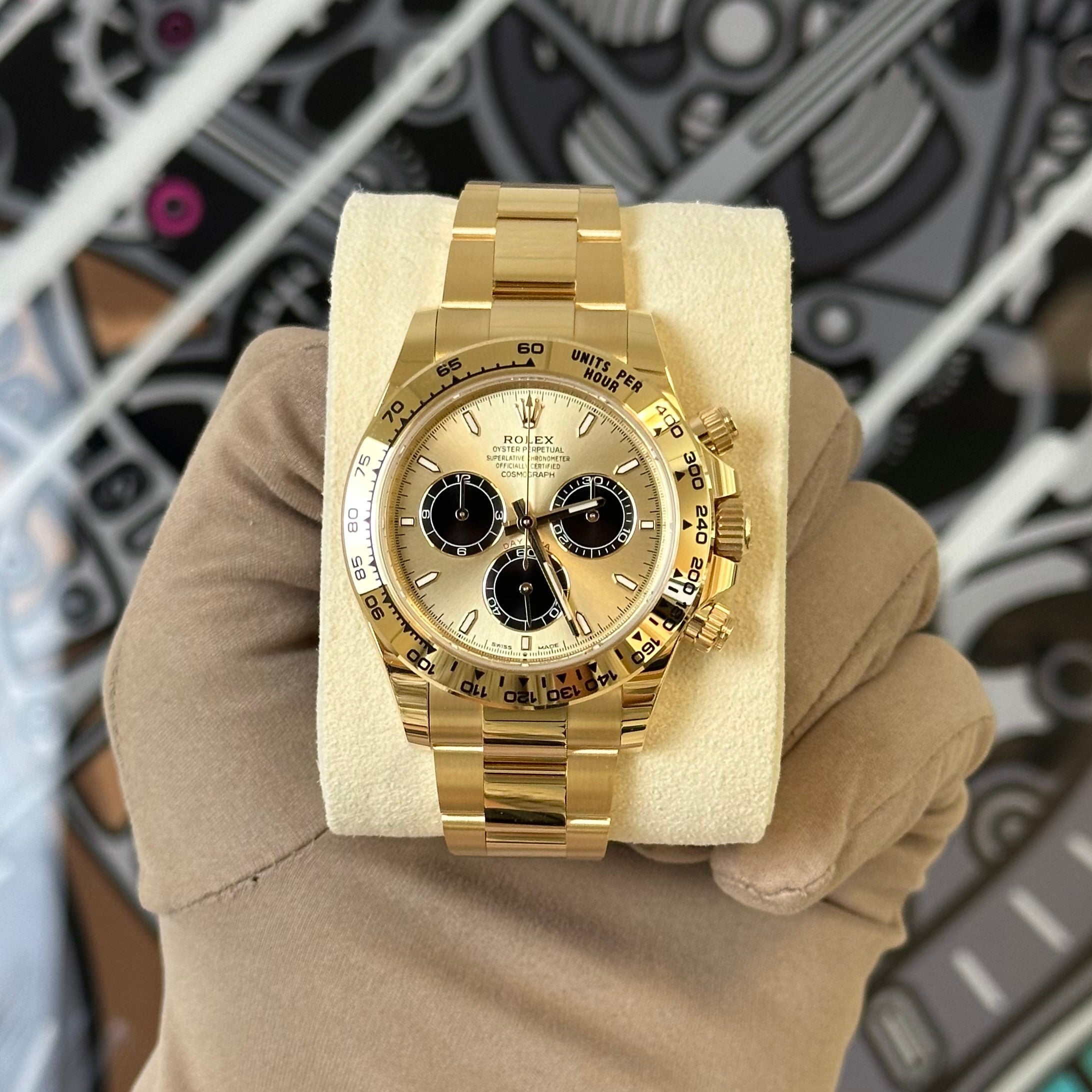 126508yml NEW Rolex Daytona Pikachu/YML 126508 – SwissTimepieceCo