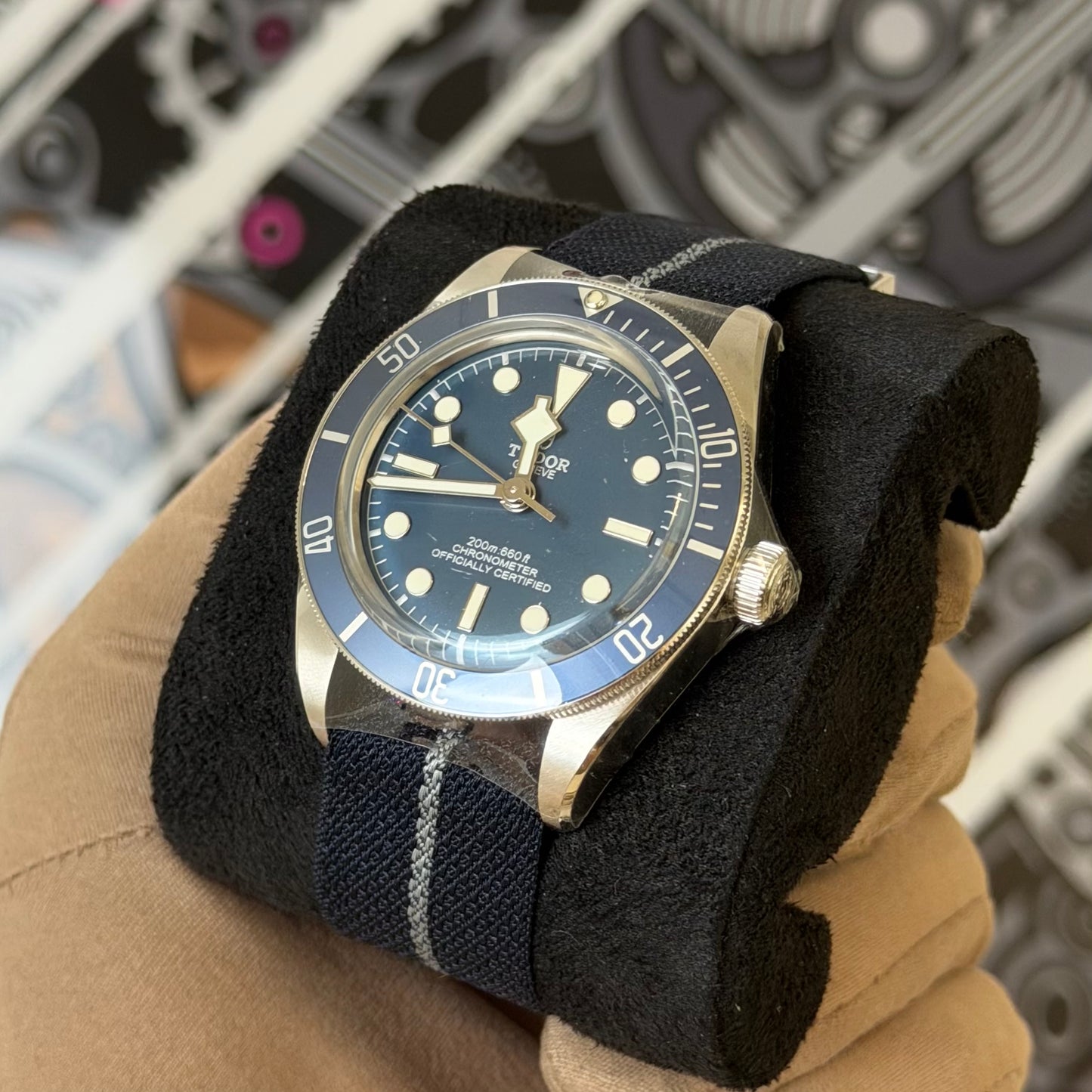 NEW Tudor Black Bay BB58 Blue Nato 79030B
