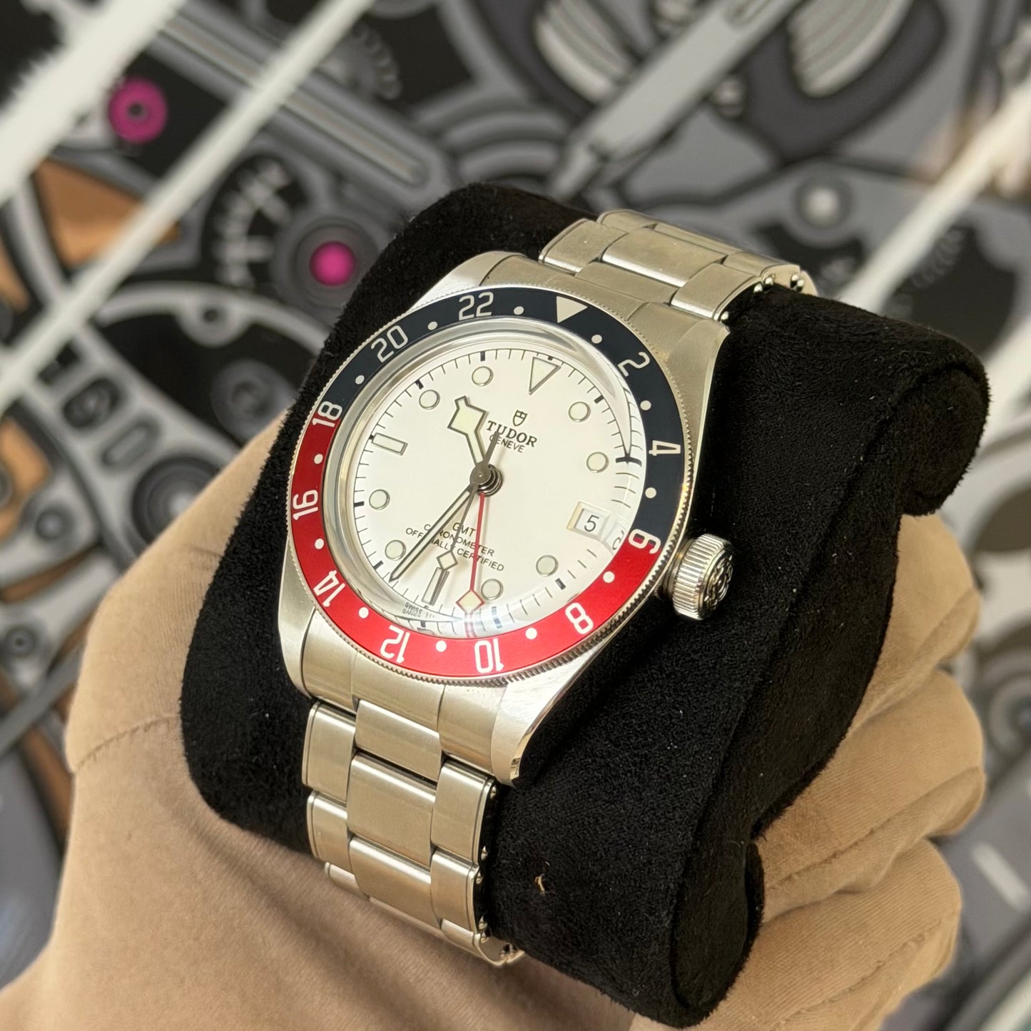 Tudor Black Bay Pepsi White Dial 79830RB