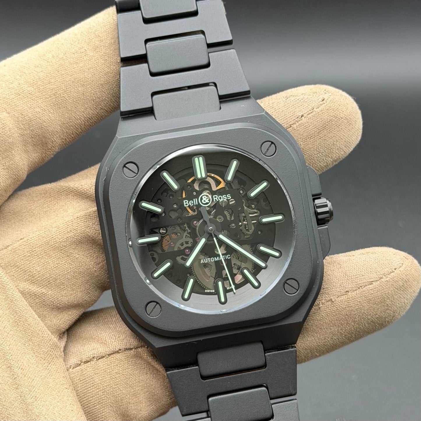 Bell & Ross BR05 Skeleton Black Lum Skeleton BR05A-BLM-SKCE/SCE