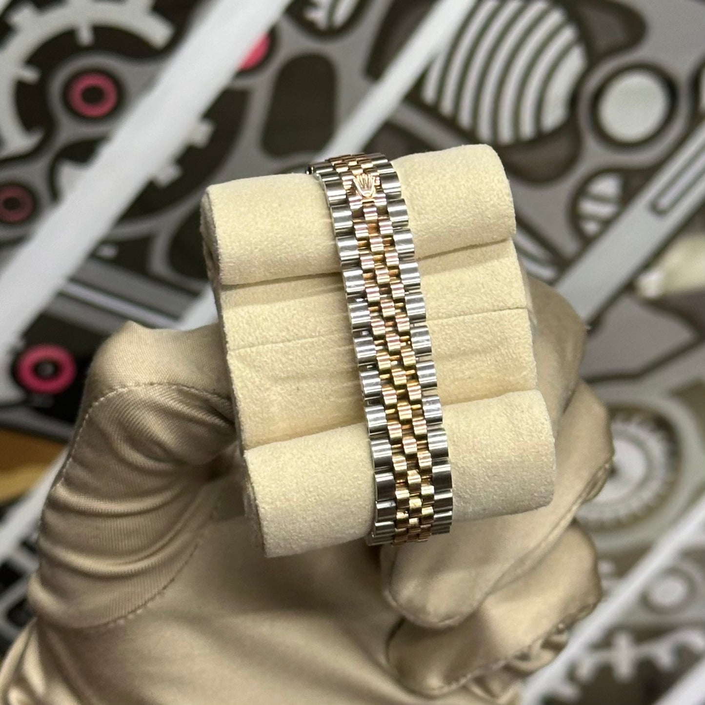 Rolex Datejust 28 Two Tone White Roman 279171