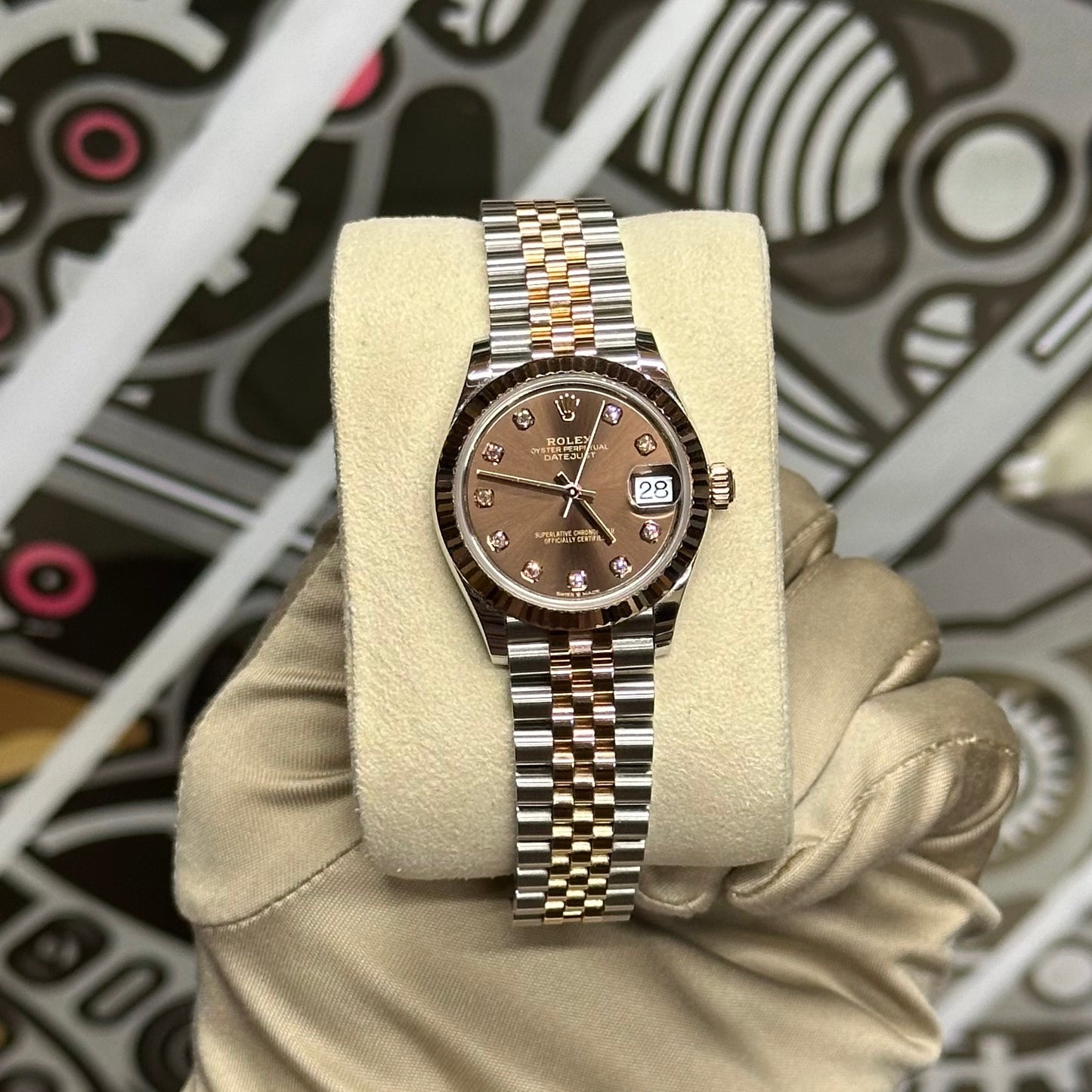 Rolex DJ31 Chocolate Diamond Dial 278271
