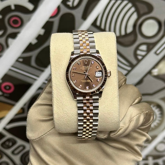 Rolex DJ31 Chocolate Diamond Dial 278271