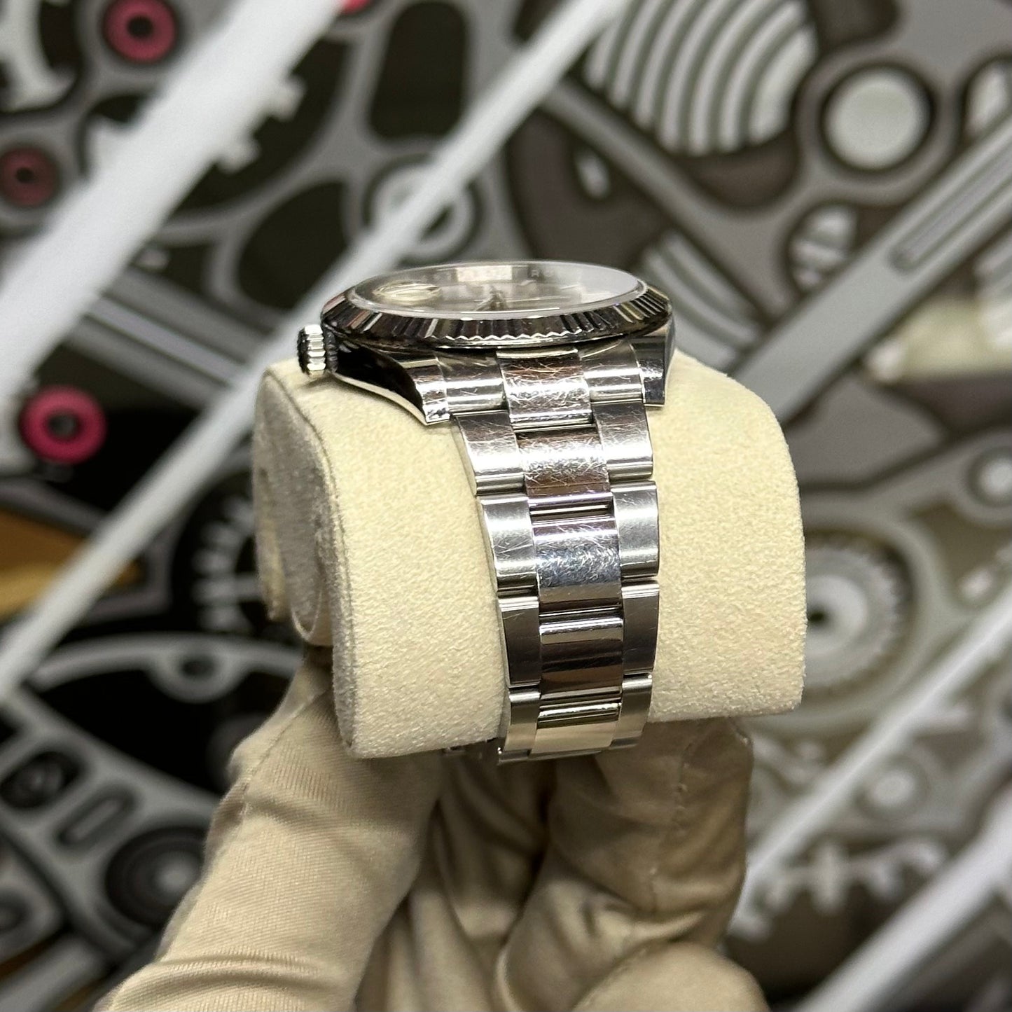 Rolex Datejust 41 Silver Stick 126334