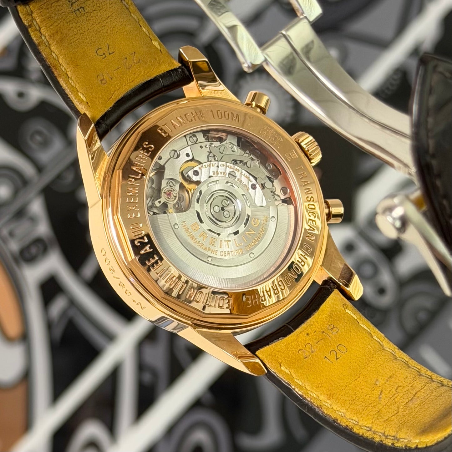 Breitling TransOcean Chrono 18K Rose Gold 
Limited Edition 200 RB0451