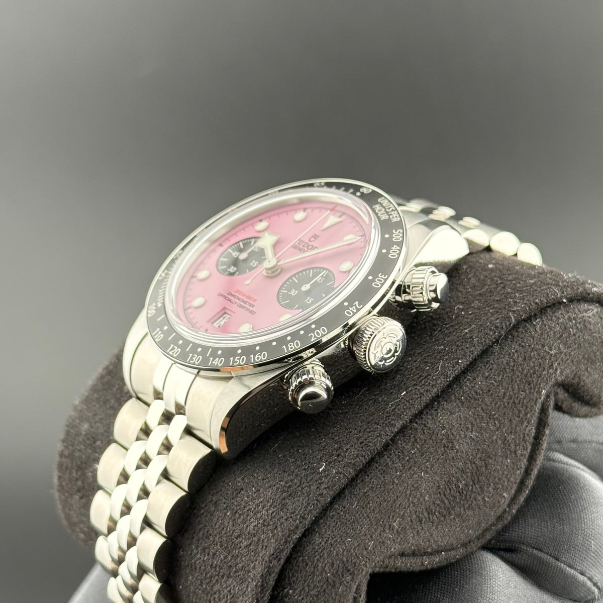 NEW Tudor Black Bay Chrono Pink Flamingo 79360N