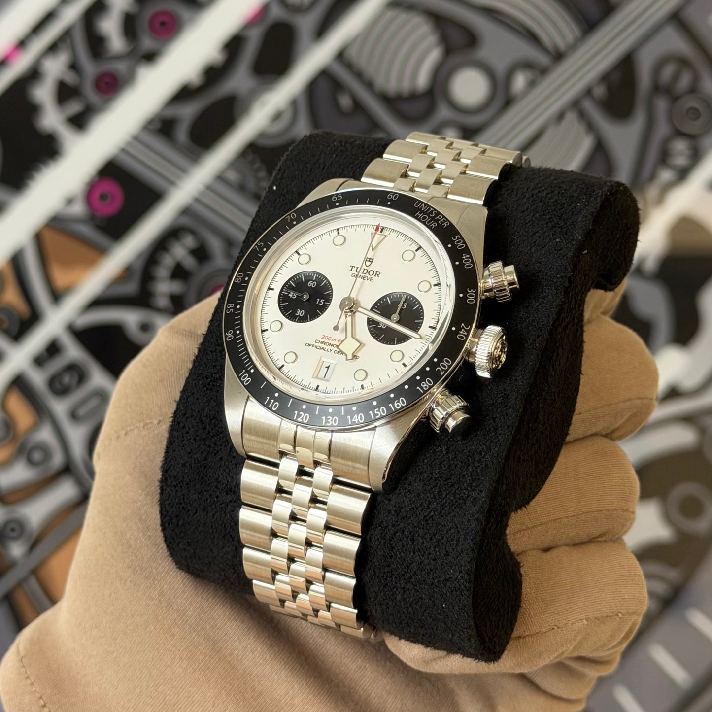 NEW Tudor Black Bay Chronograph Panda Jub 79360N