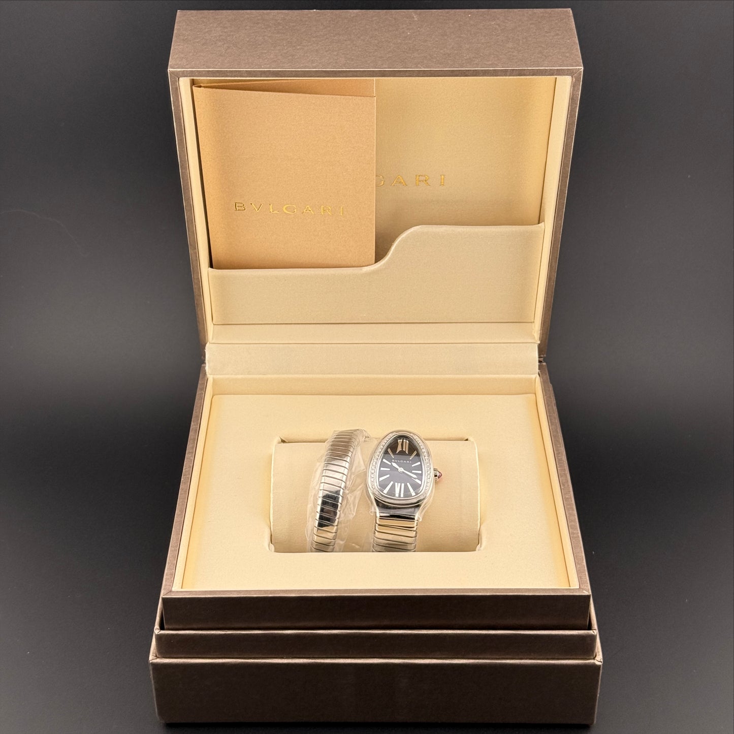 NEW Bvlgari Serpenti Tubogas Diamond Bezel 103524