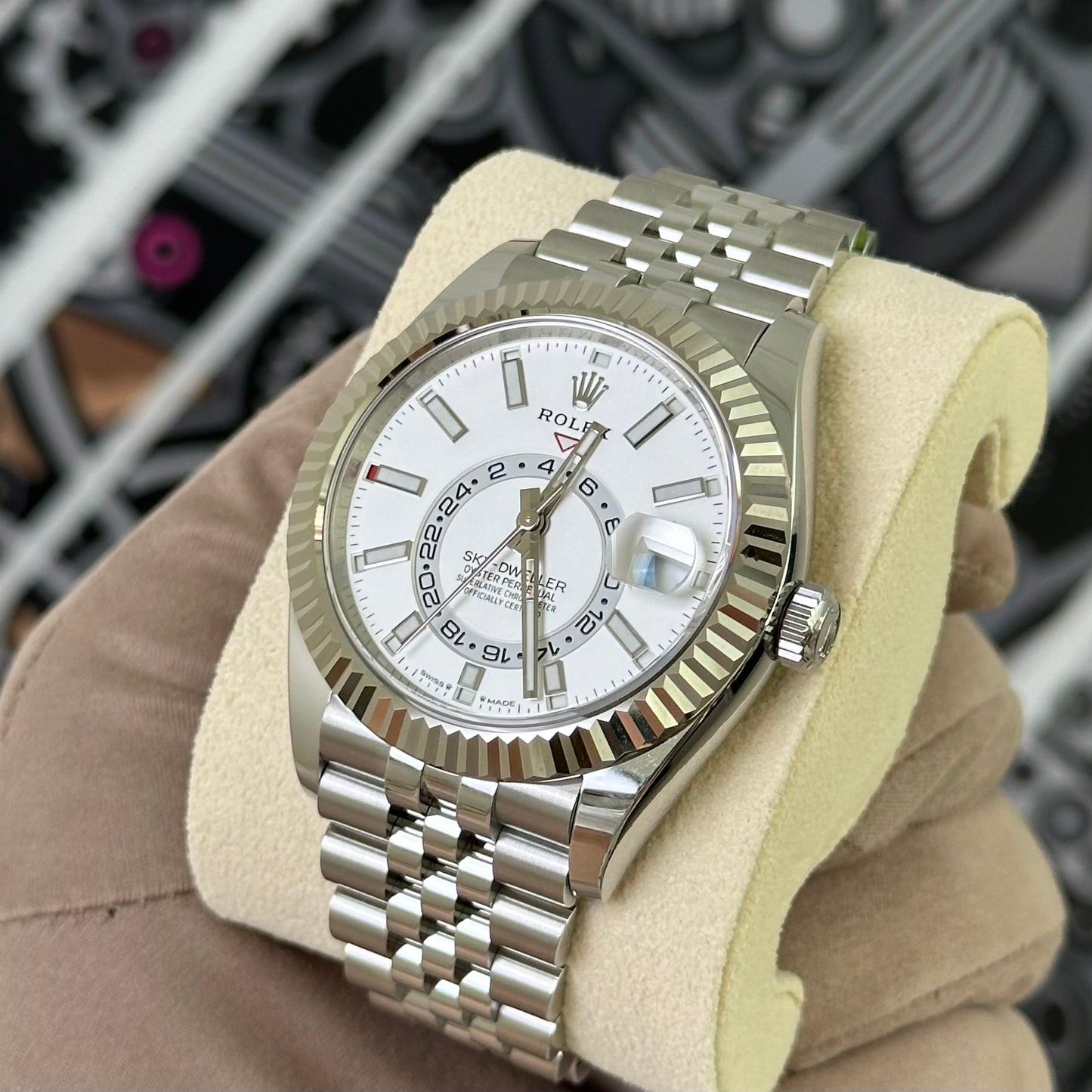 NEW Rolex Sky Dweller White Jubilee 336934