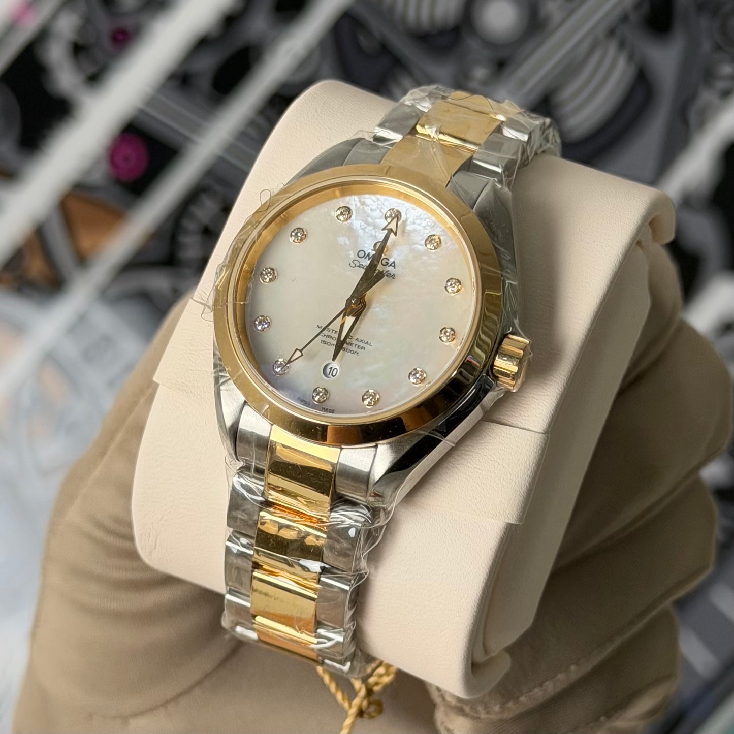 NEW Omega Aqua Terra 150M Yellow Gold 231.20.34.20.55.002
