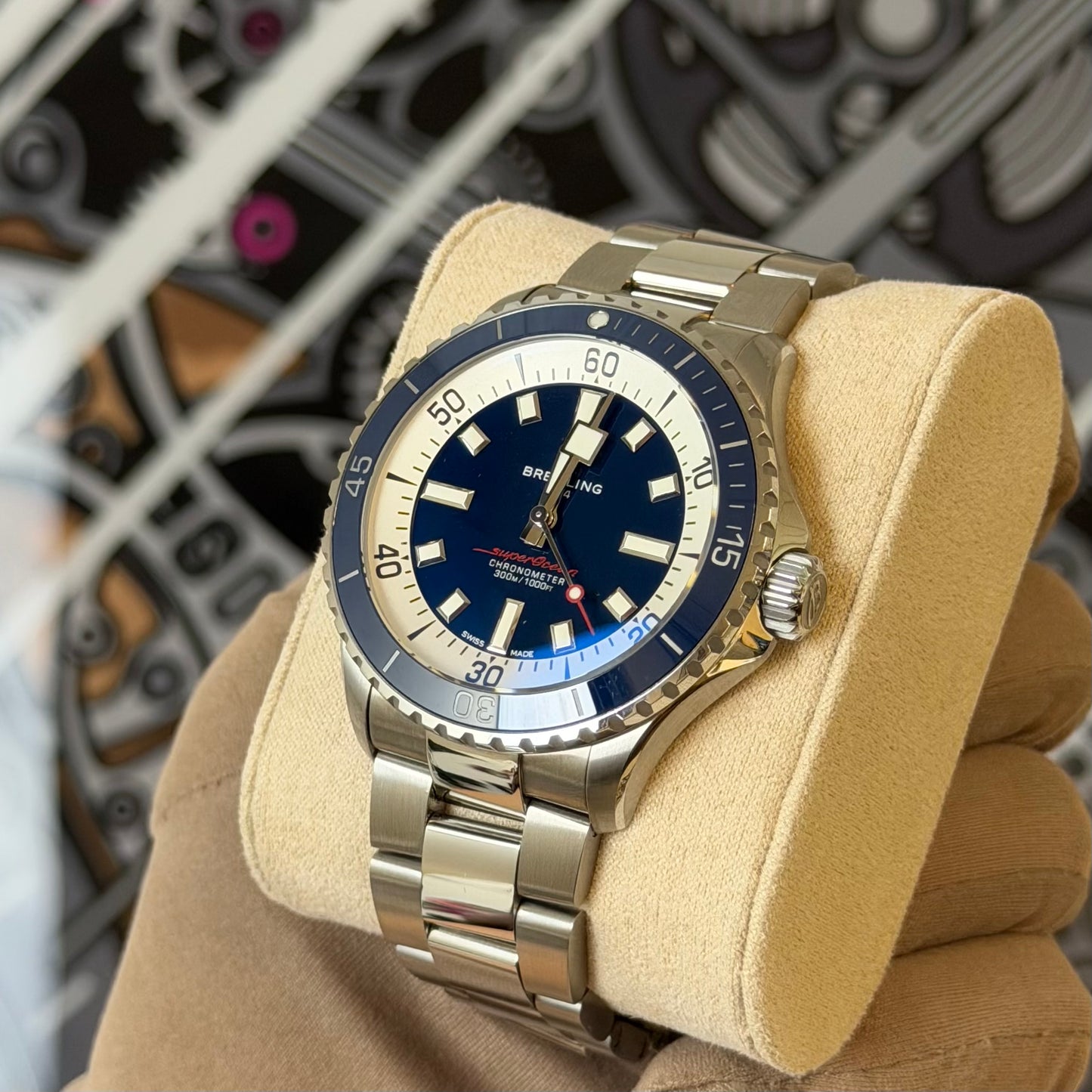 NEW Breitling SuperOcean 42 A17375