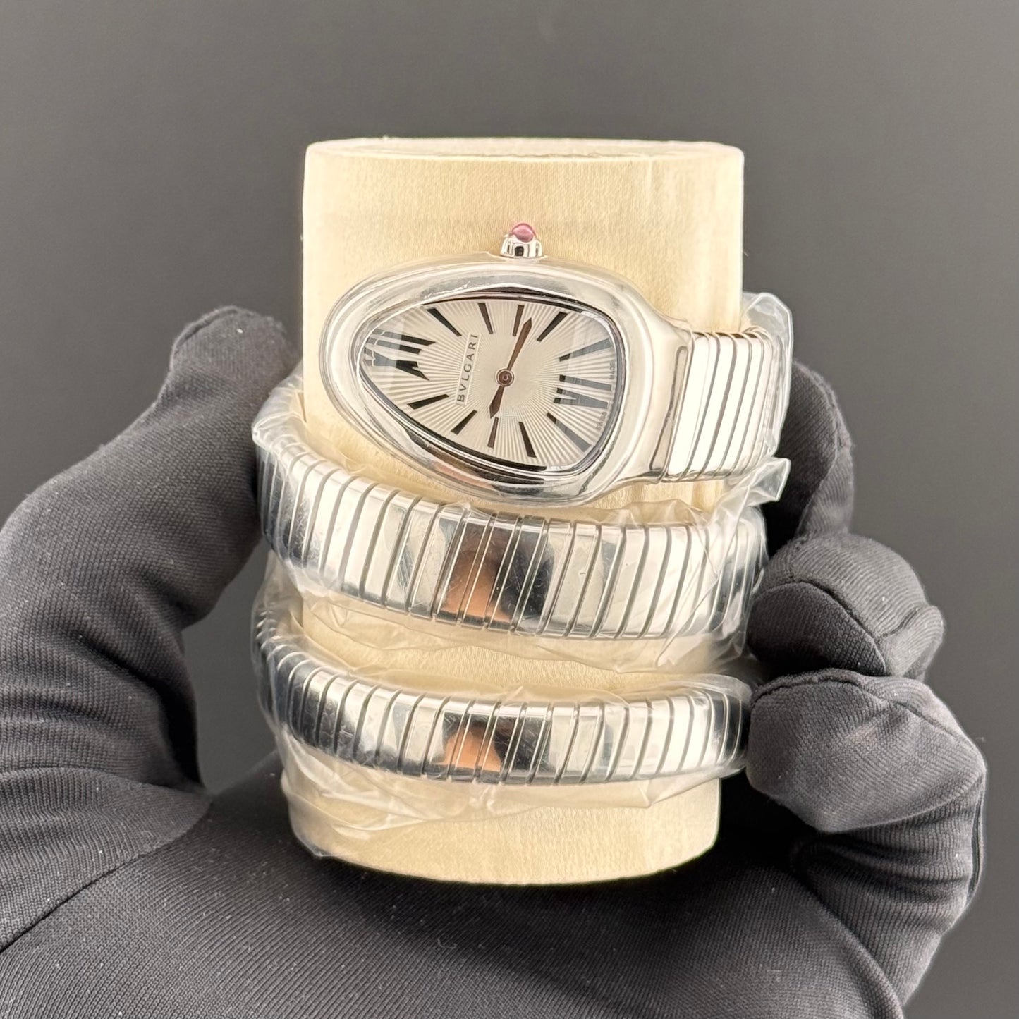 NEW Bulgari Serpenti Tubogas White 101911