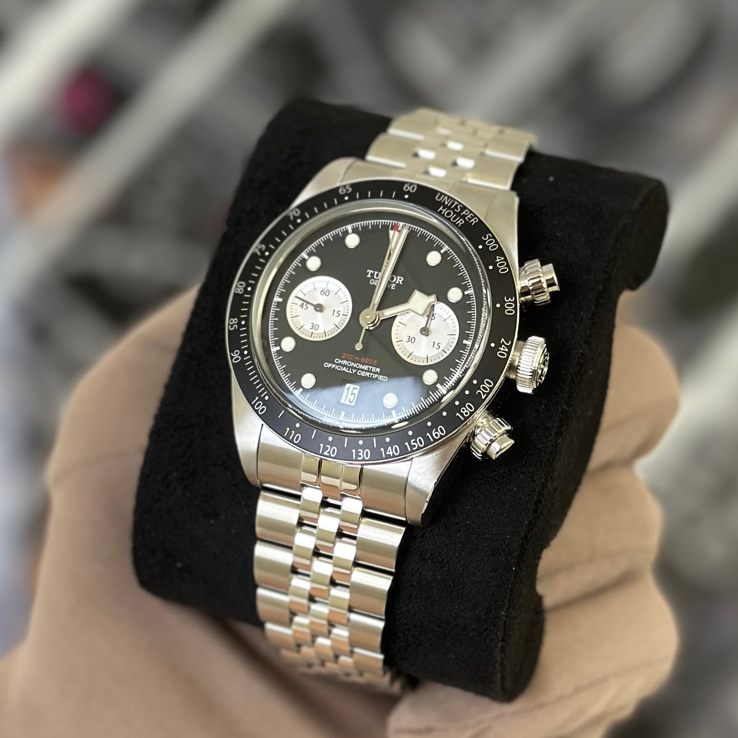 NEW Tudor Black Bay Chronograph Black Jub 79360N