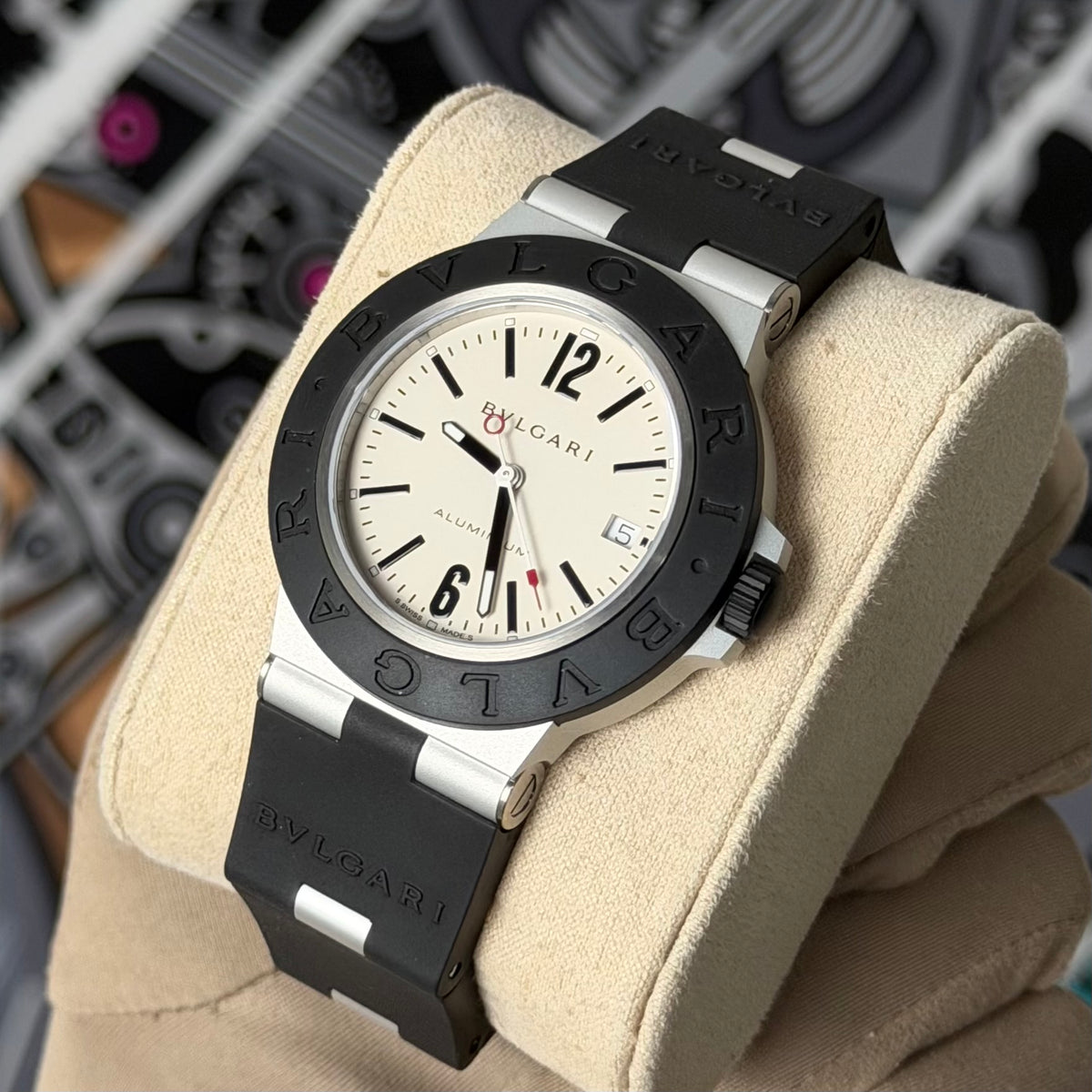 NEW Bvlgari Aluminium Titanium 103382