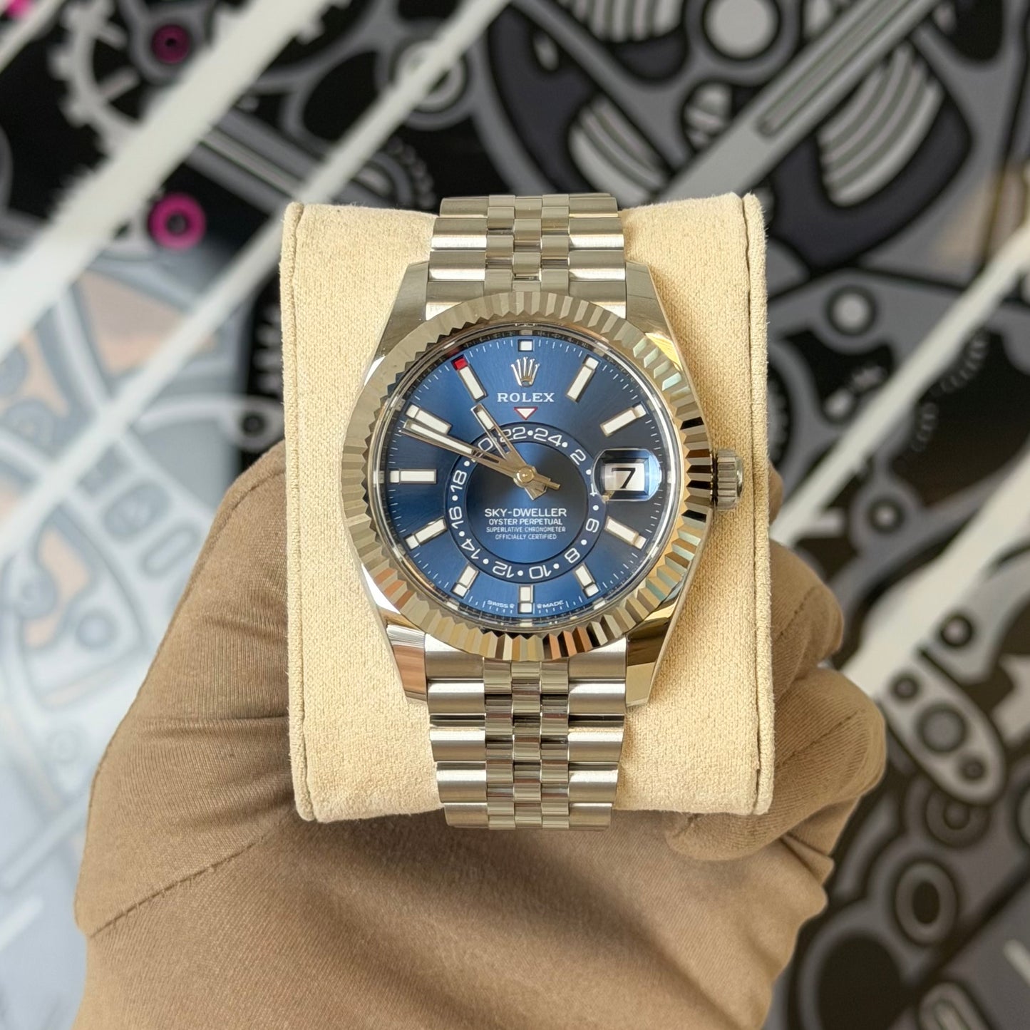 Rolex SkyDweller Blue Dial Jubilee 336934