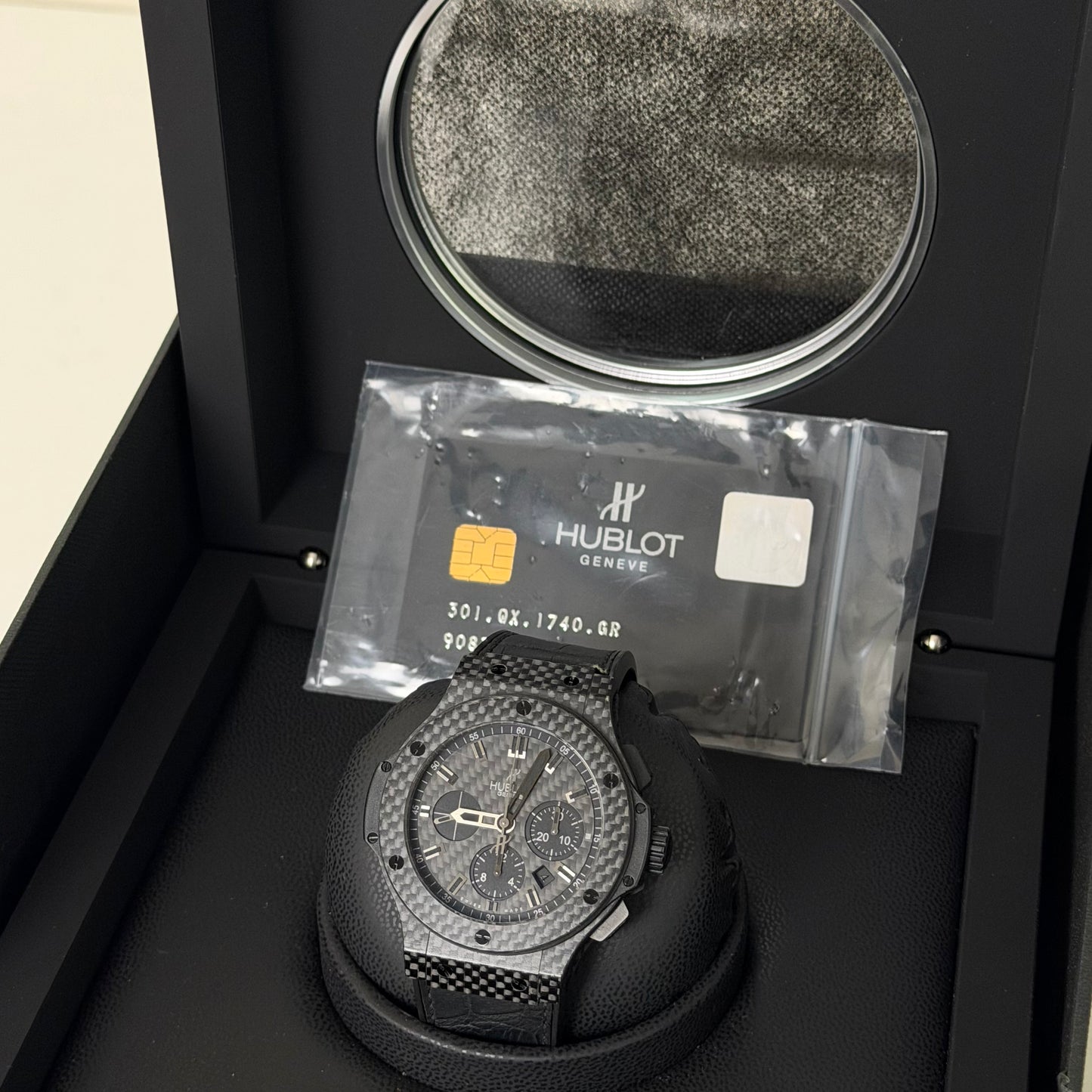 Hublot Big Bang Carbon Black Dial 301.QX.1740.GR