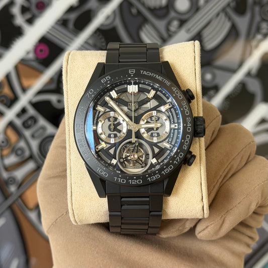 Tag Tourbillon Skeleton Ceramic CAR5A90
