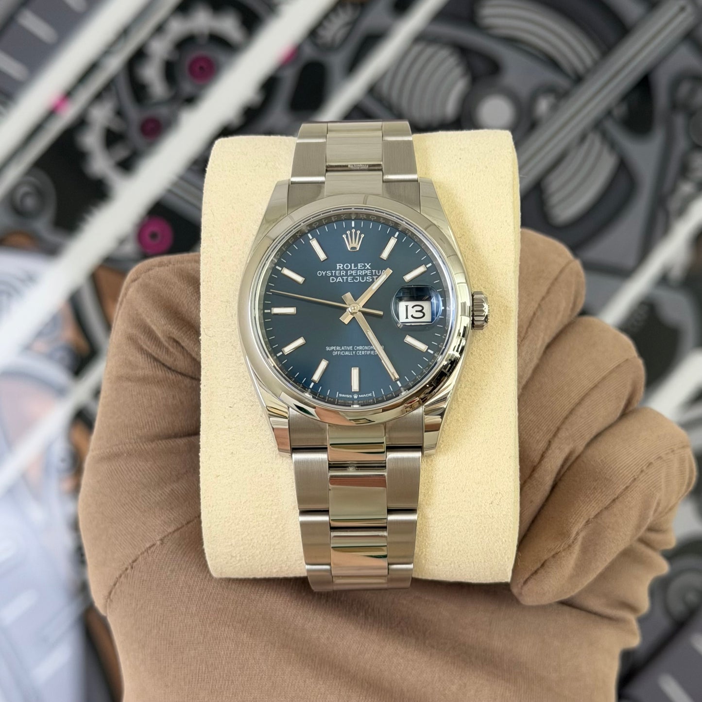 Rolex OP36 Blue 126200