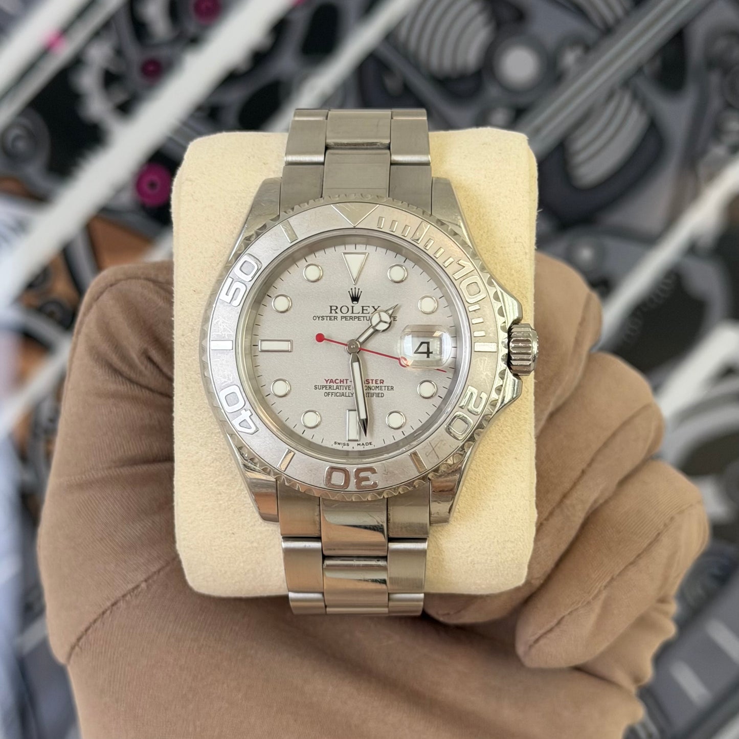 Rolex YachtMaster Platinum 16622