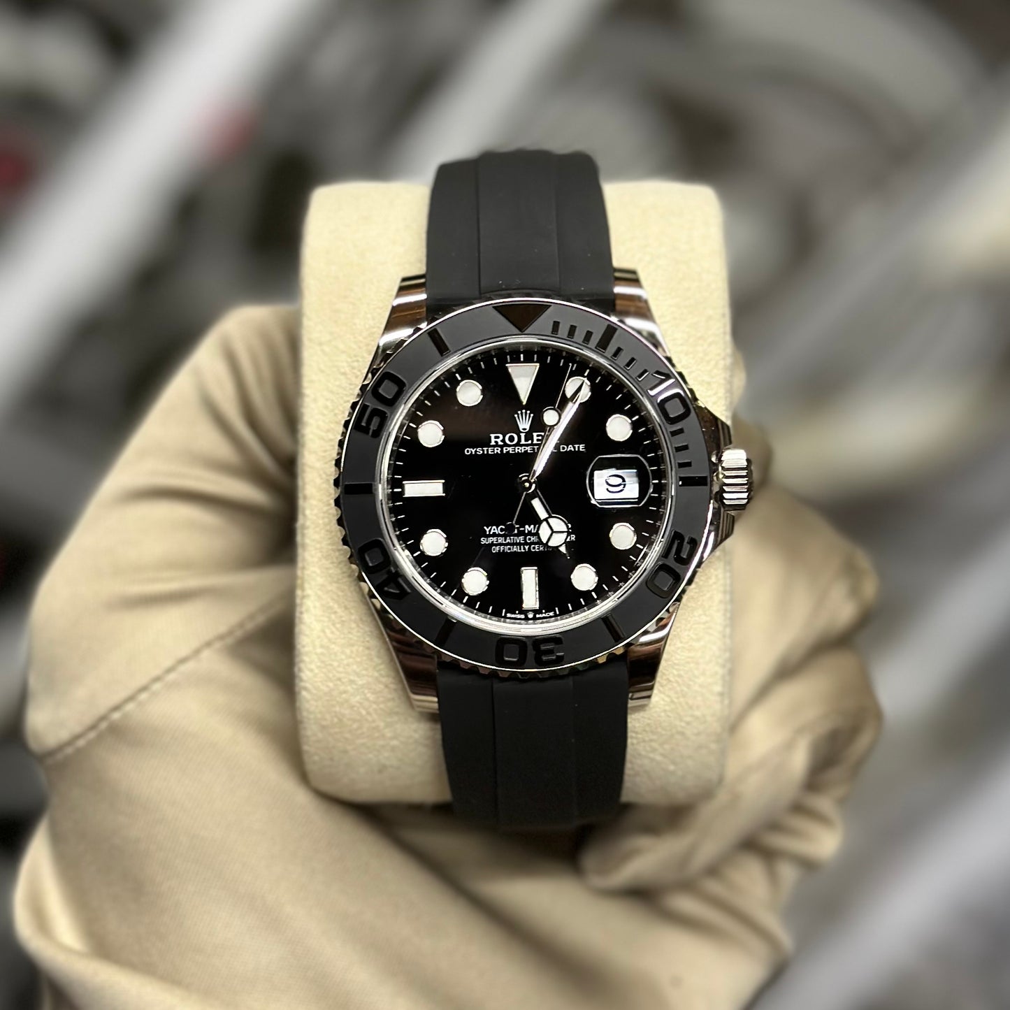 Rolex Yacht-Master White Gold Oysterflex 226659