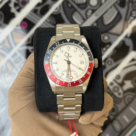 NEW Tudor Black Bay Pepsi White Dial 79830RB