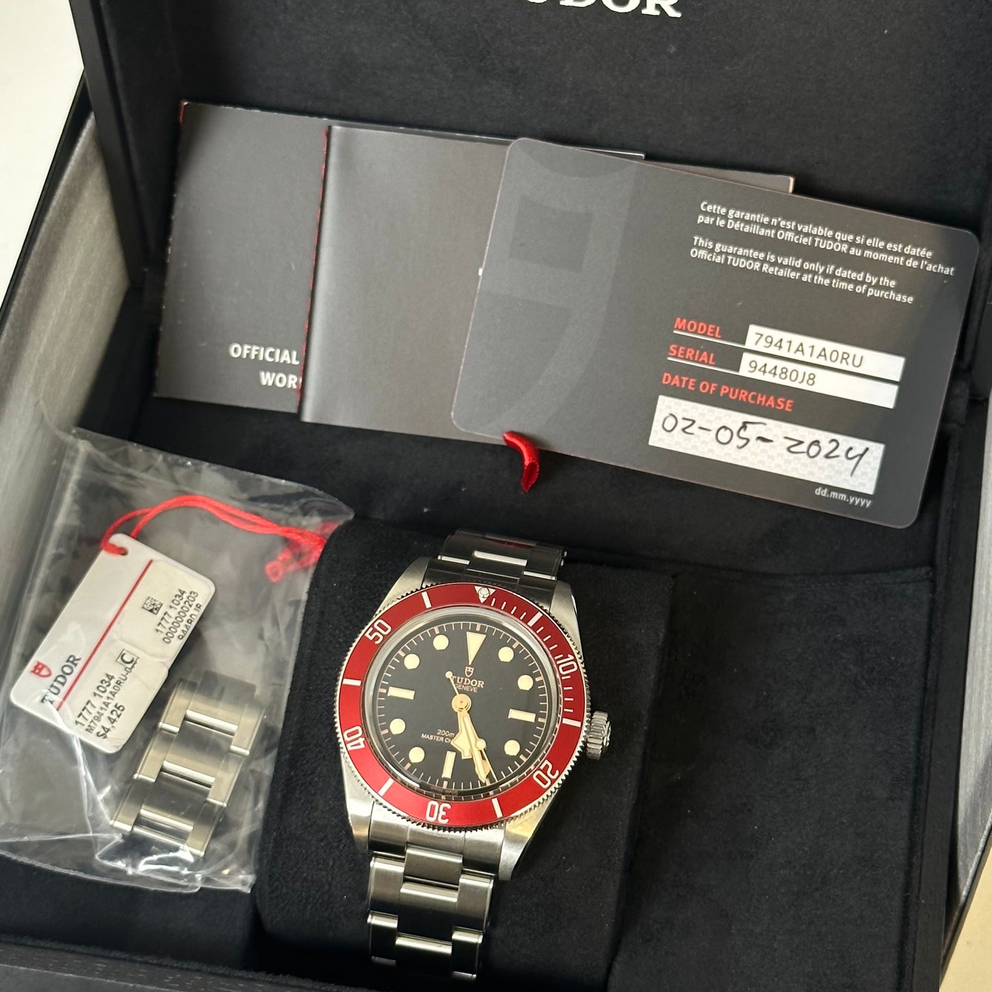 Tudor Black Bay Red - Oyster