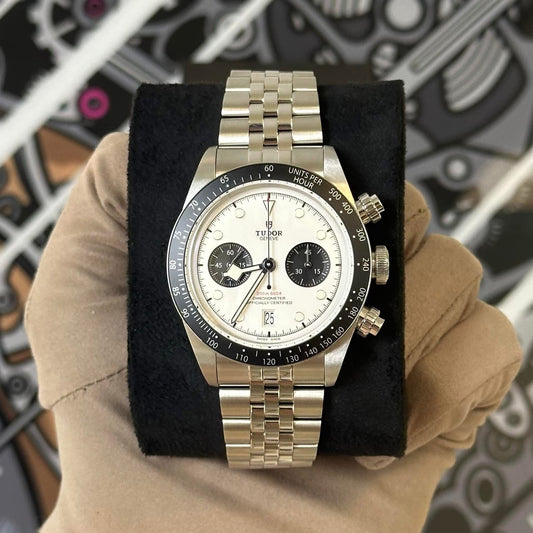 NEW Tudor Black Bay Chrono Panda Jubilee 79360N