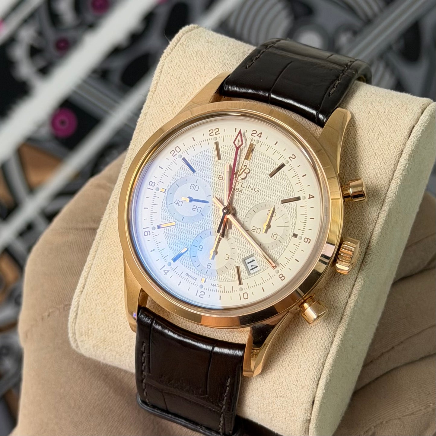 Breitling TransOcean Chrono 18K Rose Gold 
Limited Edition 200 RB0451