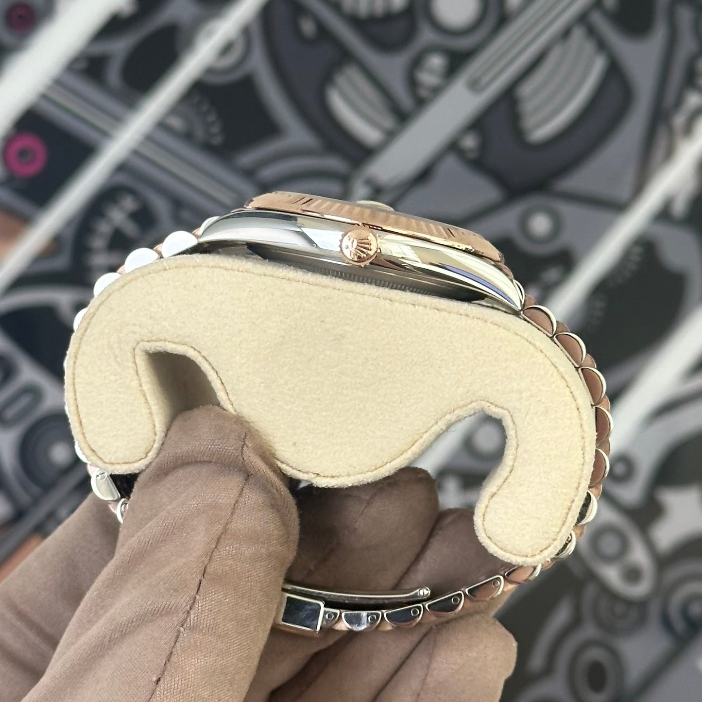 Rolex DJ41 Rose Gold Wimbledon jubilee 126331