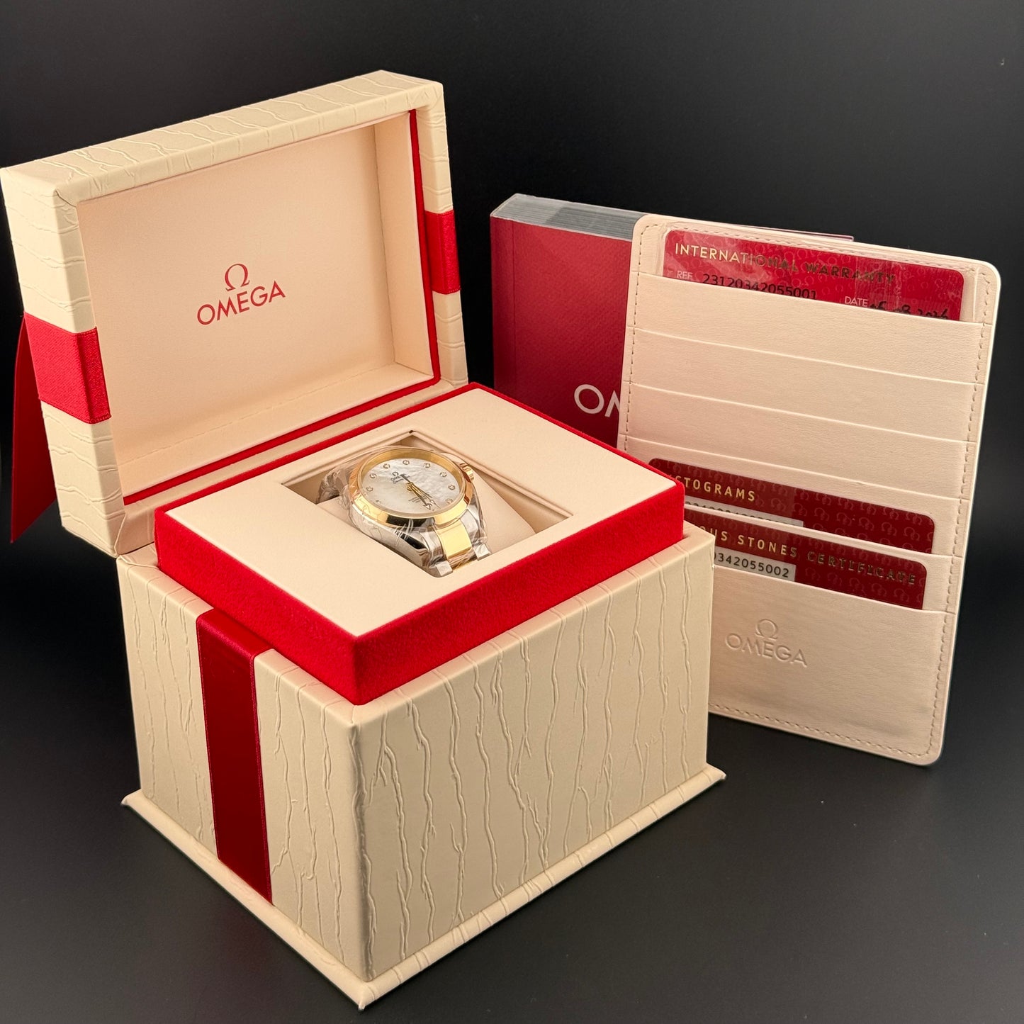 NEW Omega Seamaster Aqua Terra S&G Mother of Pearl 34mm 231.20.34.20.55.002