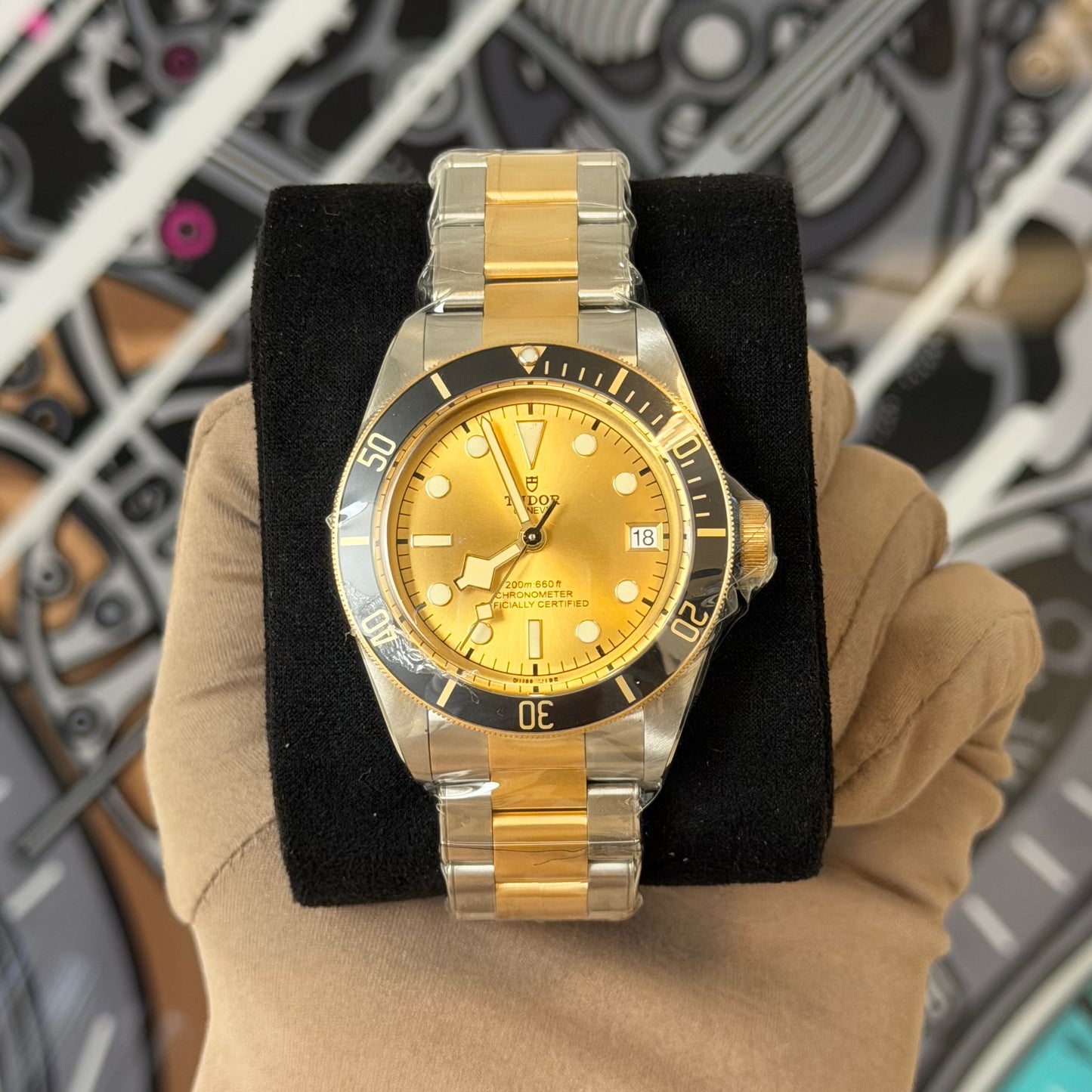 NEW Tudor Black Bay Steel & Gold 79733N