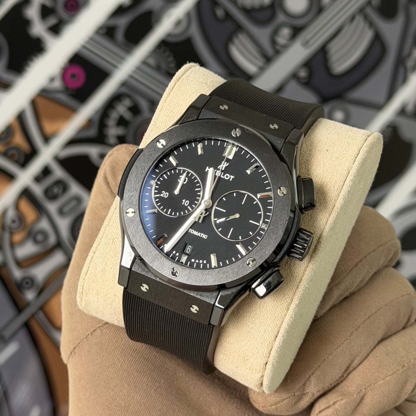 Hublot Classic Fusion “Black Magic” ceramic 521.CM.1171.RX