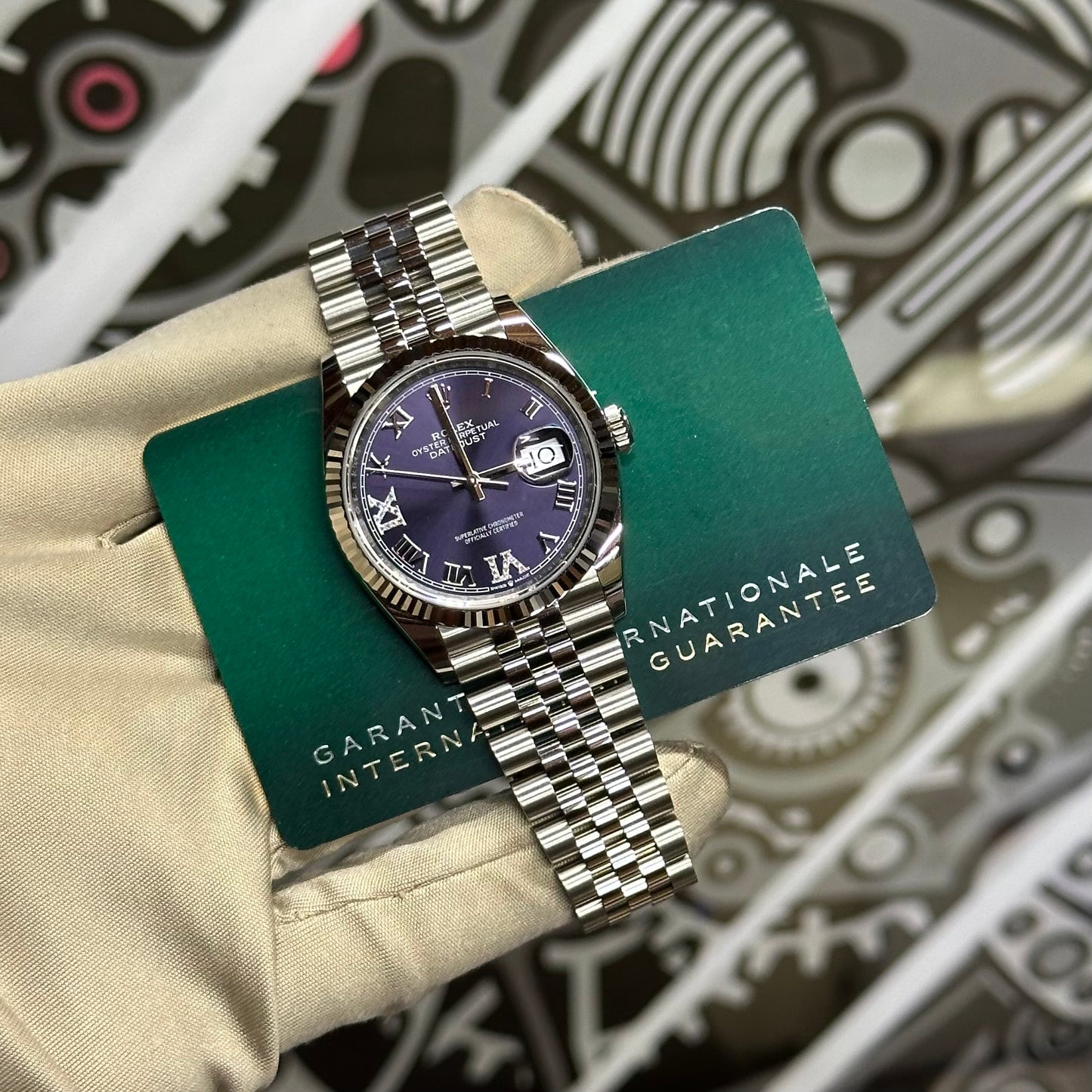 Rolex DJ36 Roman Diamond Dial 126234