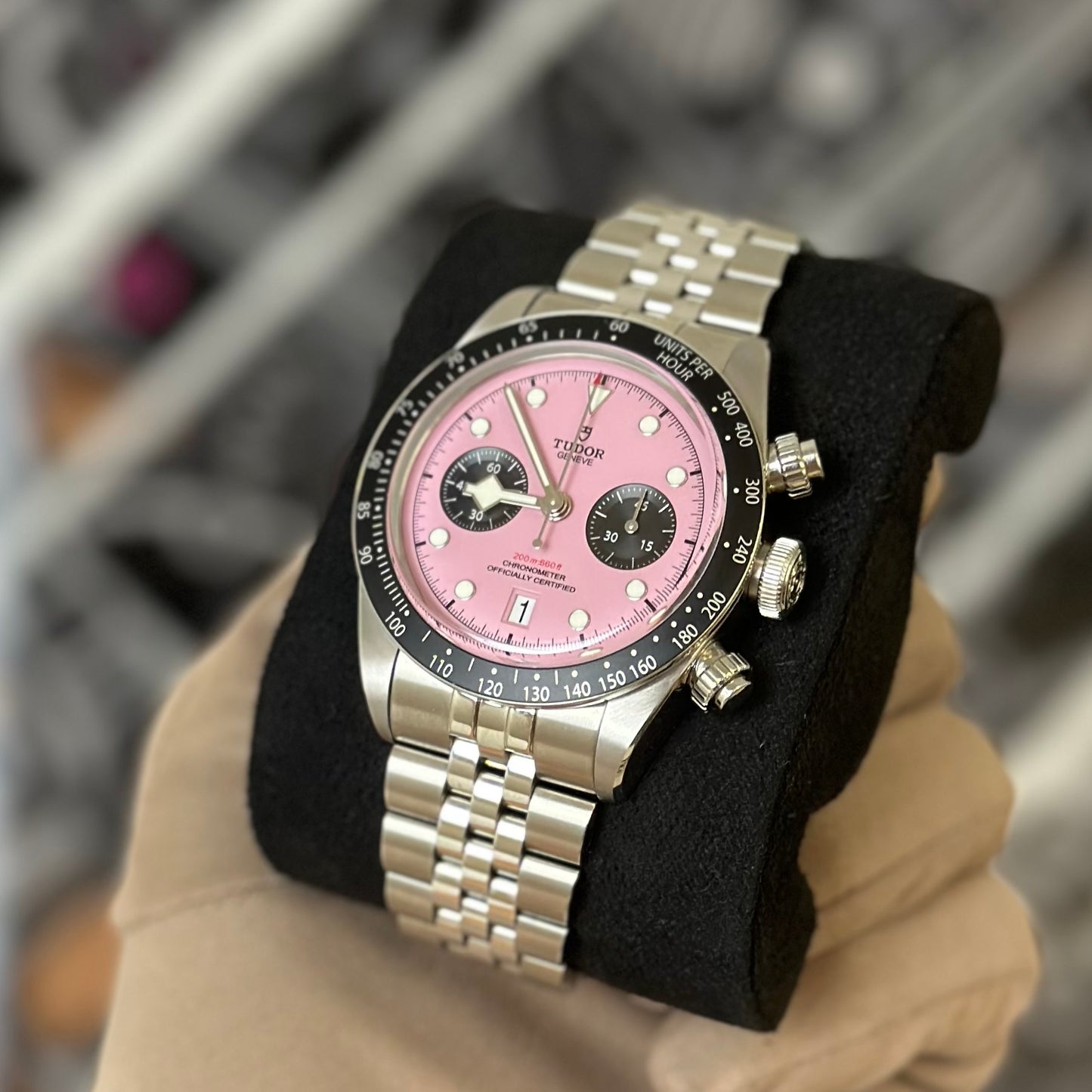 Tudor Black Bay Chrono Pink 79360N