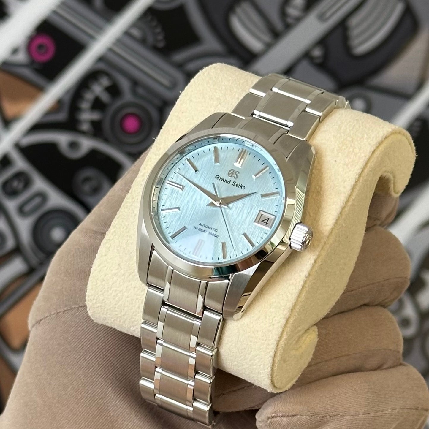 NEW Grand Seiko Hi-Beat 36000 Icefall SBGH347
