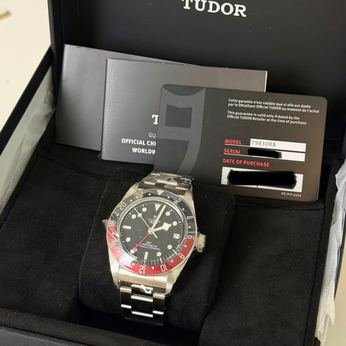 NEW Tudor Black Bay Pepsi Black 79830RB