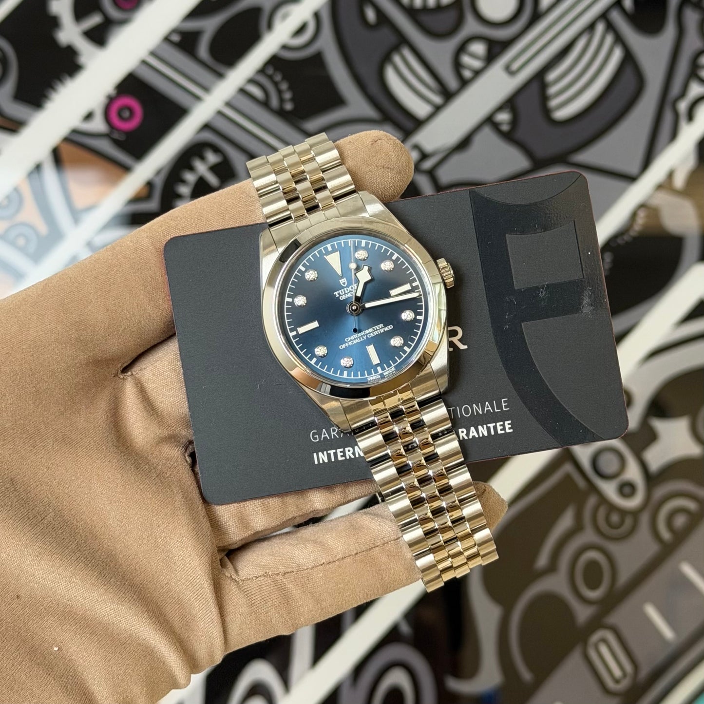 NEW Tudor Black Bay 36 Blue Diamond Dial 79640