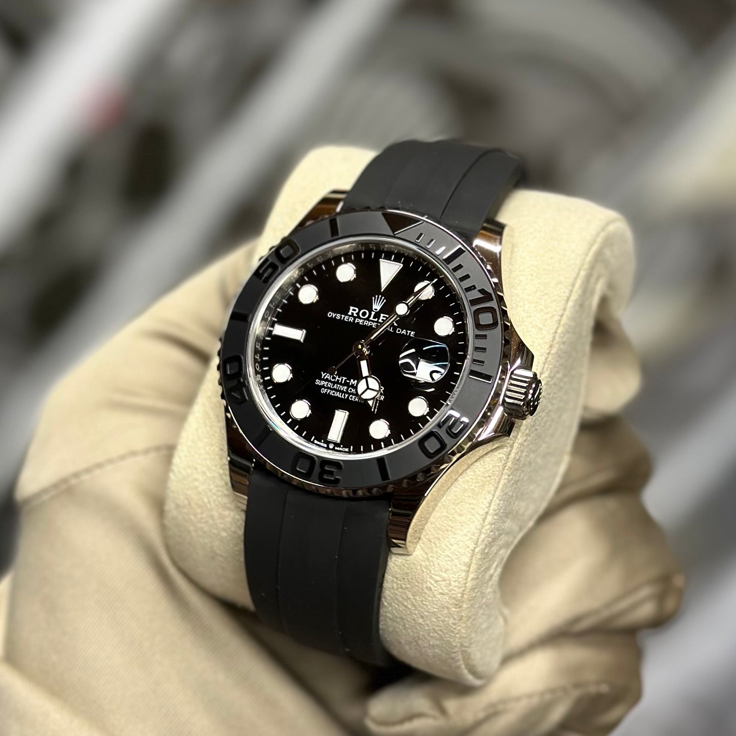 Rolex Yacht-Master White Gold Oysterflex 226659