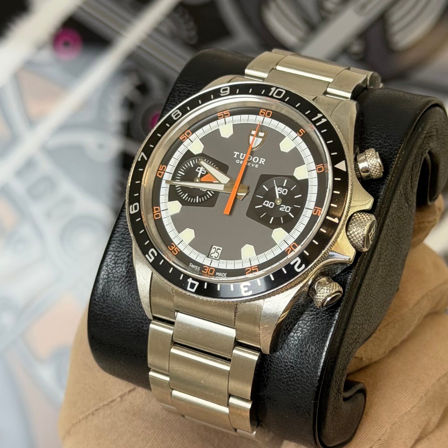 Tudor Heritage Chrono Black 70330N